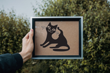 Black Cat Style 5 Vinyl Wall Car Window Decal - Fusion Decals