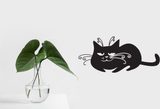 Black Cat Style 6 Vinyl Wall Car Window Decal - Fusion Decals