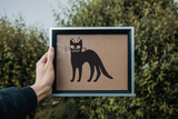 Black Cat Style 9 Vinyl Wall Car Window Decal - Fusion Decals