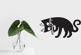 Black Cat Style 11 Vinyl Wall Car Window Decal - Fusion Decals