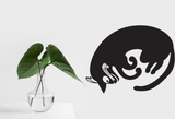 Black Cat Style 12 Vinyl Wall Car Window Decal - Fusion Decals