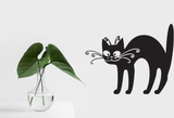 Black Cat Style 16 Vinyl Wall Car Window Decal - Fusion Decals