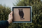 Black Cat Style 17 Vinyl Wall Car Window Decal - Fusion Decals