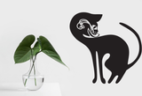 Black Cat Style 18 Vinyl Wall Car Window Decal - Fusion Decals