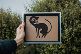 Black Cat Style 18 Vinyl Wall Car Window Decal - Fusion Decals