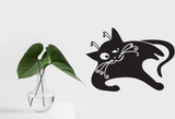 Black Cat Style 22 Vinyl Wall Car Window Decal - Fusion Decals