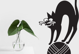 Black Cat Style 25 Vinyl Wall Car Window Decal - Fusion Decals