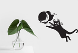 Black Cat Style 26 Vinyl Wall Car Window Decal - Fusion Decals