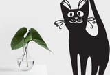Black Cat Style 27 Vinyl Wall Car Window Decal - Fusion Decals