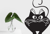Black Cat Style 28 Vinyl Wall Car Window Decal - Fusion Decals