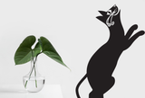 Black Cat Style 32 Vinyl Wall Car Window Decal - Fusion Decals