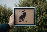 Black Cat Style 34 Vinyl Wall Car Window Decal - Fusion Decals