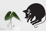 Black Cat Style 35 Vinyl Wall Car Window Decal - Fusion Decals
