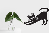 Black Cat Style 39 Vinyl Wall Car Window Decal - Fusion Decals