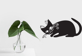 Black Cat Style 40 Vinyl Wall Car Window Decal - Fusion Decals