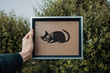 Black Cat Style 40 Vinyl Wall Car Window Decal - Fusion Decals