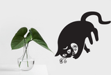 Black Cat Style 42 Vinyl Wall Car Window Decal - Fusion Decals