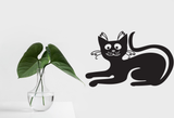 Black Cat Style 47 Vinyl Wall Car Window Decal - Fusion Decals
