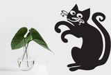 Black Cat Style 52 Vinyl Wall Car Window Decal - Fusion Decals