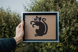Black Cat Style 52 Vinyl Wall Car Window Decal - Fusion Decals
