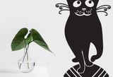 Black Cat Style 56 Vinyl Wall Car Window Decal - Fusion Decals