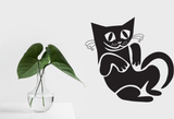 Black Cat Style 62 Vinyl Wall Car Window Decal - Fusion Decals