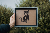 Black Cat Style 63 Vinyl Wall Car Window Decal - Fusion Decals