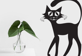 Black Cat Style 64 Vinyl Wall Car Window Decal - Fusion Decals