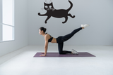Black Cat Style 65 Vinyl Wall Car Window Decal - Fusion Decals