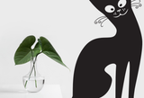 Black Cat Style 67 Vinyl Wall Car Window Decal - Fusion Decals