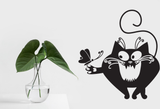 Black Cat Style 72 Vinyl Wall Car Window Decal - Fusion Decals