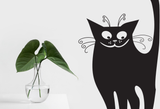 Black Cat Style 73 Vinyl Wall Car Window Decal - Fusion Decals