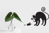 Black Cat Style 76 Vinyl Wall Car Window Decal - Fusion Decals