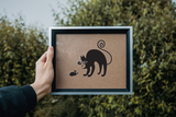 Black Cat Style 76 Vinyl Wall Car Window Decal - Fusion Decals