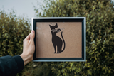 Black Cat Style 84 Vinyl Wall Car Window Decal - Fusion Decals