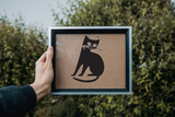 Black Cat Style 90 Vinyl Wall Car Window Decal - Fusion Decals
