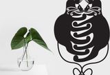 Black Cat Style 96 Vinyl Wall Car Window Decal - Fusion Decals