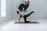 Black Cat Style 100 Vinyl Wall Car Window Decal - Fusion Decals