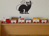 Black Cat Style 100 Vinyl Wall Car Window Decal - Fusion Decals