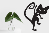 Black White Cat Style 2 Vinyl Wall Car Window Decal - Fusion Decals