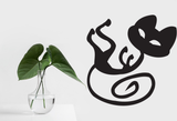 Black White Cat Style 10 Vinyl Wall Car Window Decal - Fusion Decals