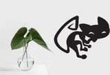 Black White Cat Style 17 Vinyl Wall Car Window Decal - Fusion Decals