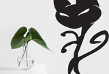 Black White Cat Style 20 Vinyl Wall Car Window Decal - Fusion Decals
