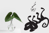 Black White Cat Style 25 Vinyl Wall Car Window Decal - Fusion Decals