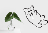 Black White Cat Style 31 Vinyl Wall Car Window Decal - Fusion Decals