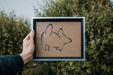 Black White Cat Style 36 Vinyl Wall Car Window Decal - Fusion Decals
