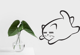 Black White Cat Style 37 Vinyl Wall Car Window Decal - Fusion Decals