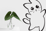 Black White Cat Style 39 Vinyl Wall Car Window Decal - Fusion Decals