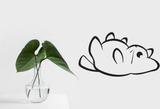 Black White Cat Style 41 Vinyl Wall Car Window Decal - Fusion Decals