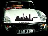 Calgary Canada Vinyl Wall Car Window Decal - Fusion Decals